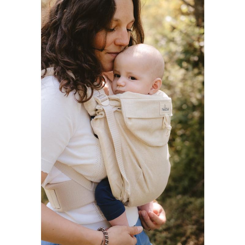 Porte-bébé préformé Néo V3 Lin Naturel NEOBULLE lifestyle 1