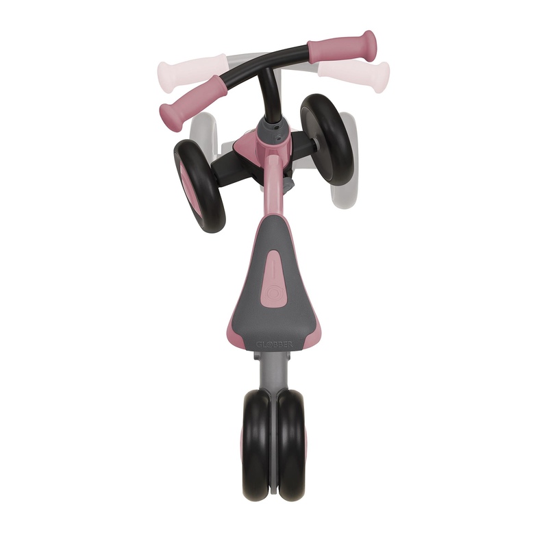 Porteur Learning Bike Rose pastel foncé Globber côté