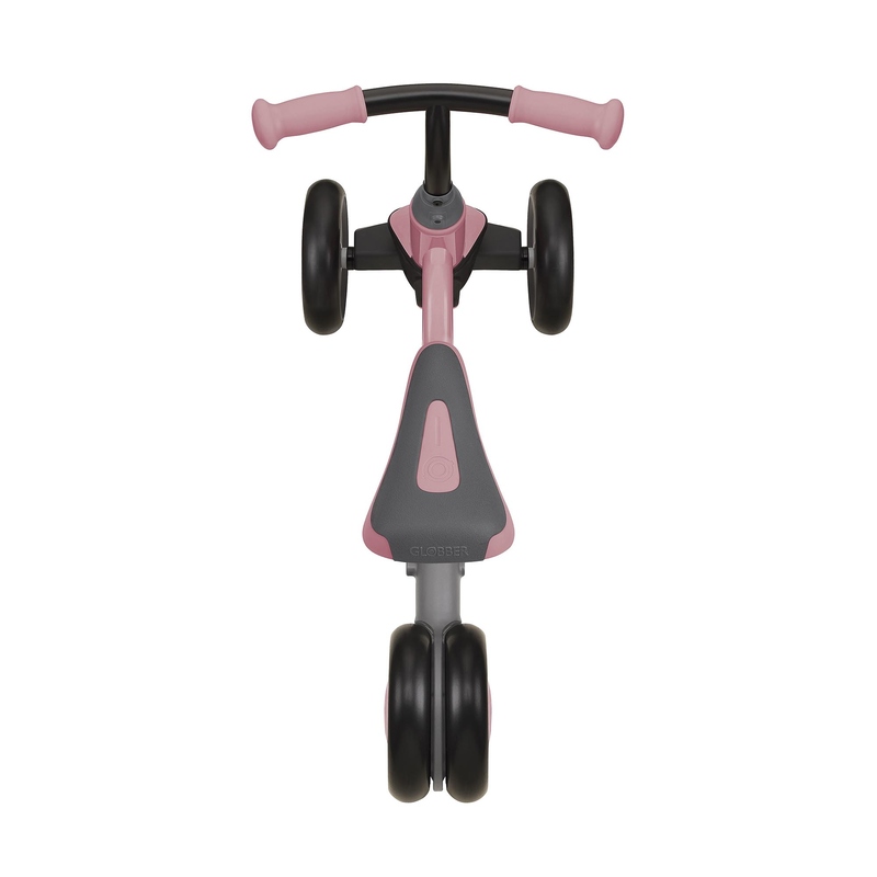 Porteur Learning Bike Rose pastel foncé Globber dessous