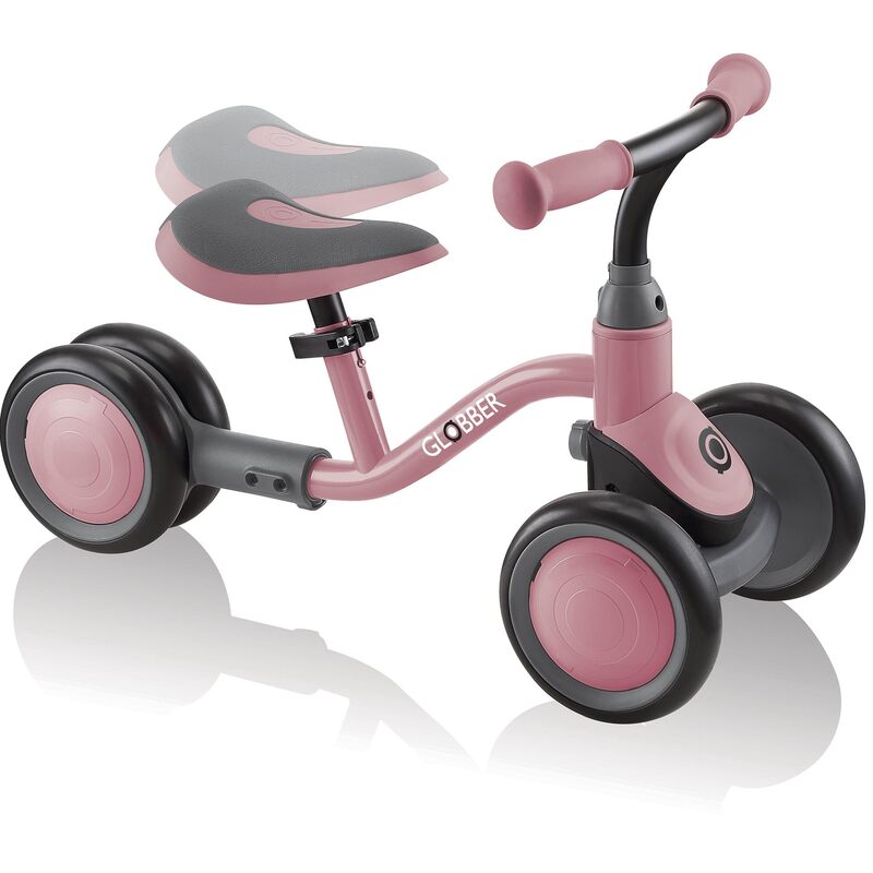 Porteur Learning Bike Rose pastel foncé Globber selle