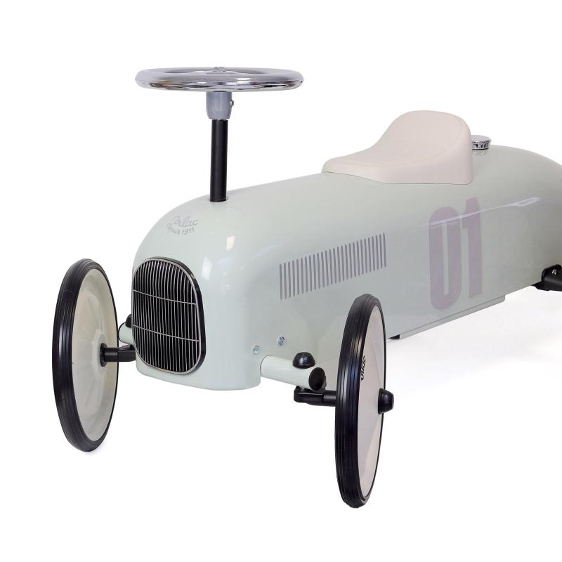 Porteur voiture vintage sauge VILAC avant