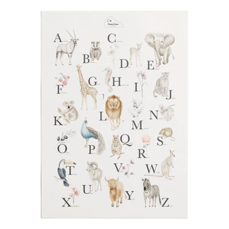 Poster alphabet Cam Cam produit