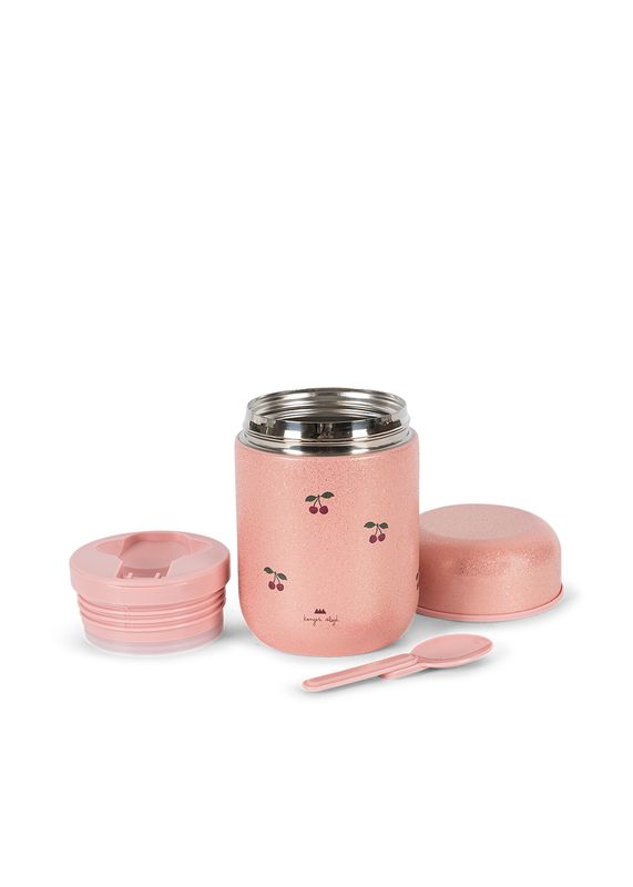 Pot Isotherme Cerise Paillete Konges Slojd produit