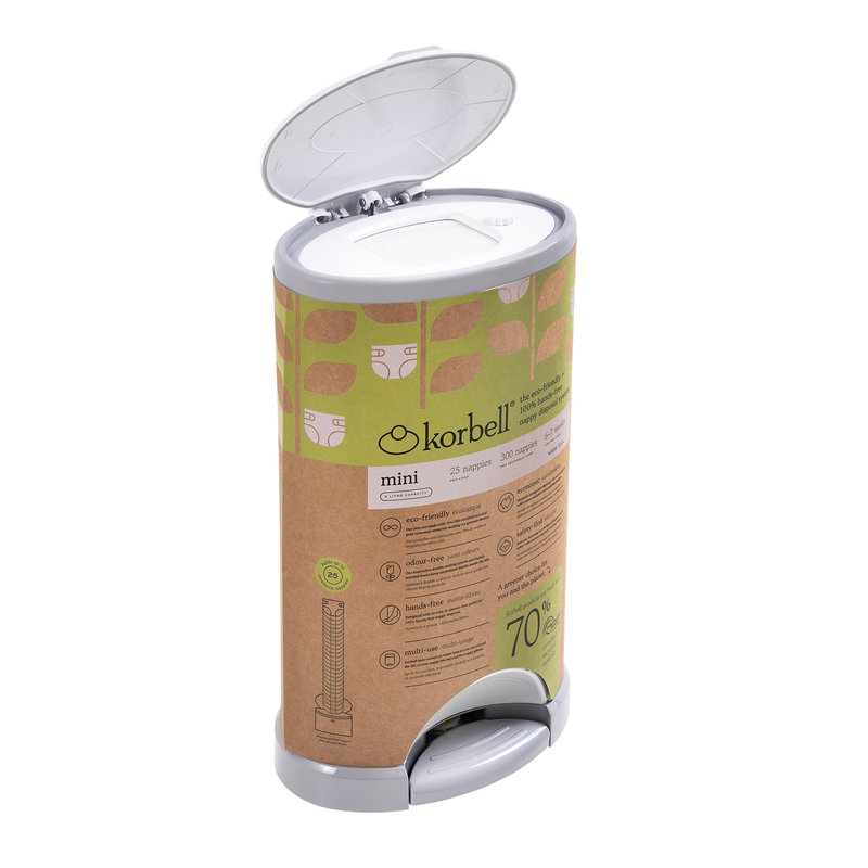 Poubelle à couches MINI 9L + 1 recharge Korbell packaging profil 1