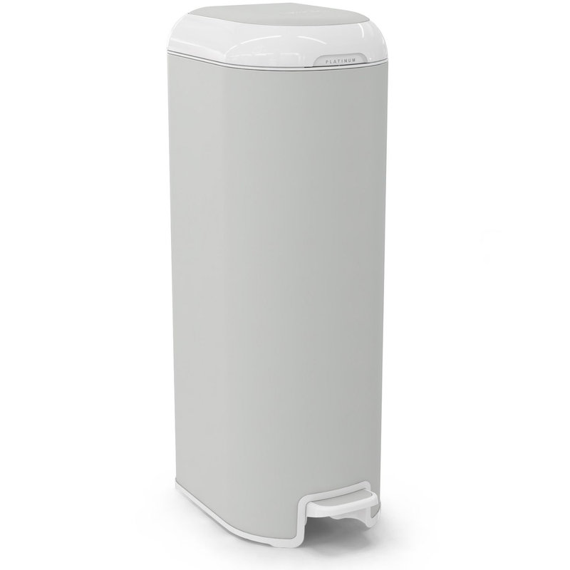 Poubelle à couches Platinum grise avec 1 recharge Easy Roll 18 sacs Diaper Genie produit