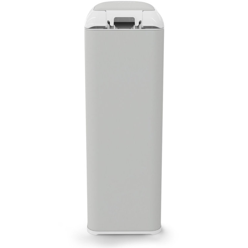 Poubelle à couches Platinum grise avec 1 recharge Easy Roll 18 sacs Diaper Genie arrière de la poubelle