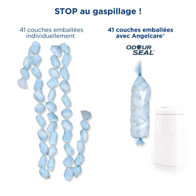 9 Recharges Octogonales pour Poubelle à Couche recharges grande capacité  respectueux de l'environnement compatibles avec Angelcare Dress up, Classic  XL & Litter Locker Fashion : : Bébé et Puériculture