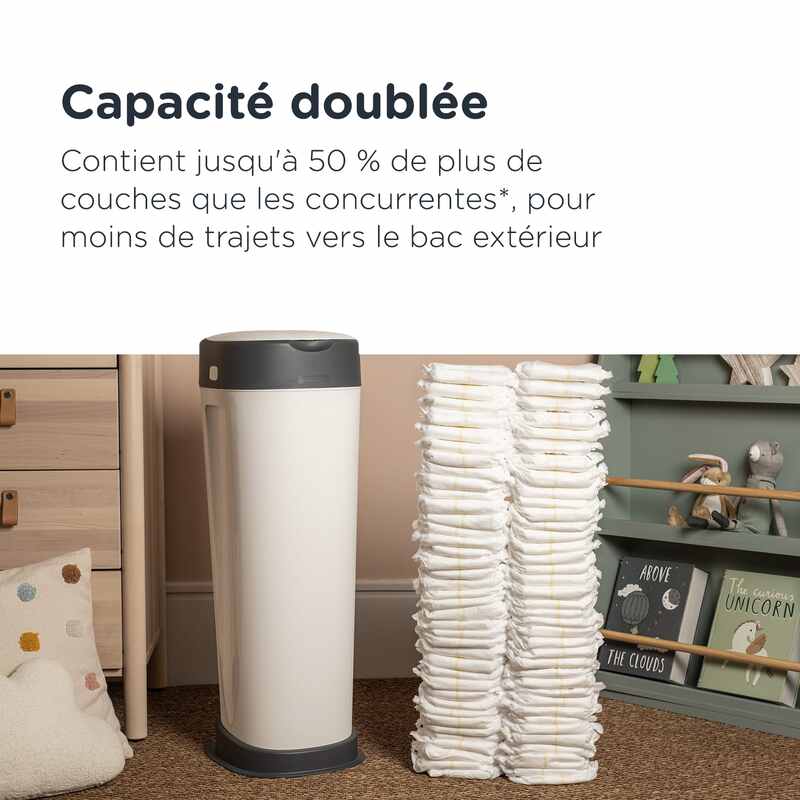 Poubelle à couches Twist & click XL Blanc FFP Tommee Tippee lifestyle3