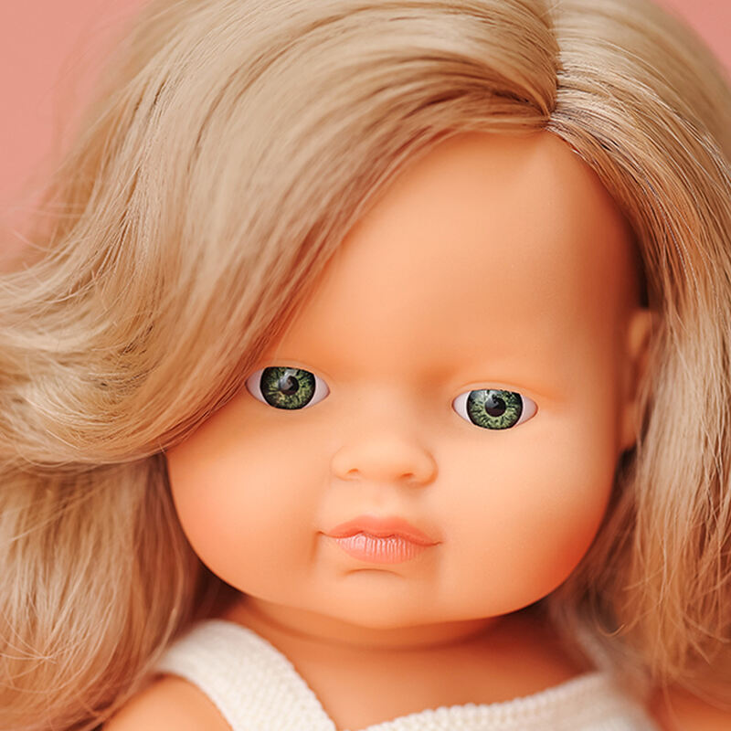 Poupée 38 cm blonde - tutu rose MINILAND lifestyle2
