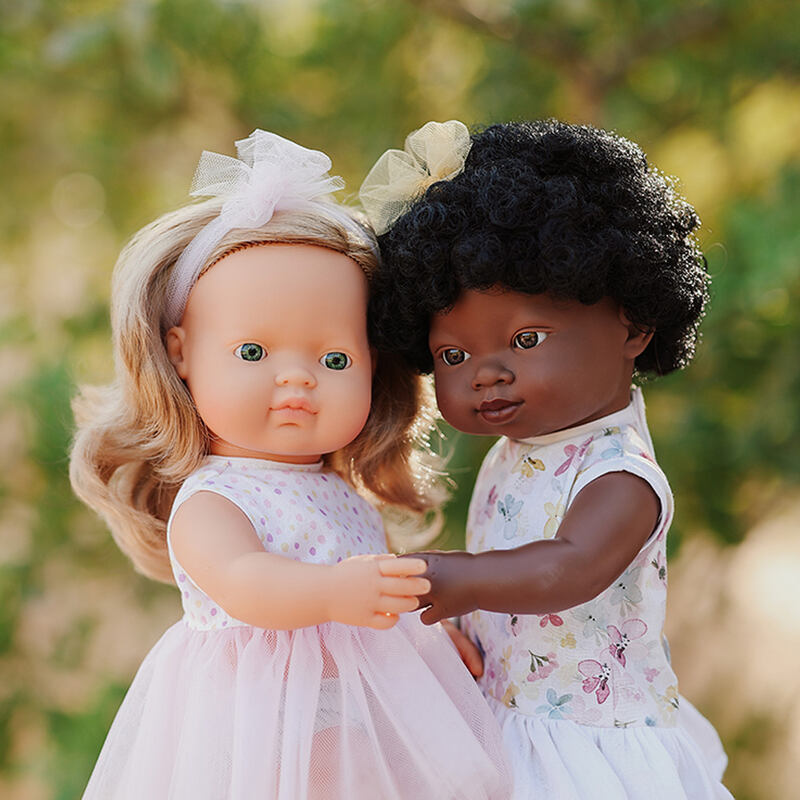 Poupée 38 cm blonde - tutu rose MINILAND lifestyle3