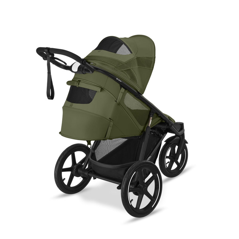 Poussette 3 roues Avi Spin Moss Green Cybex arriere