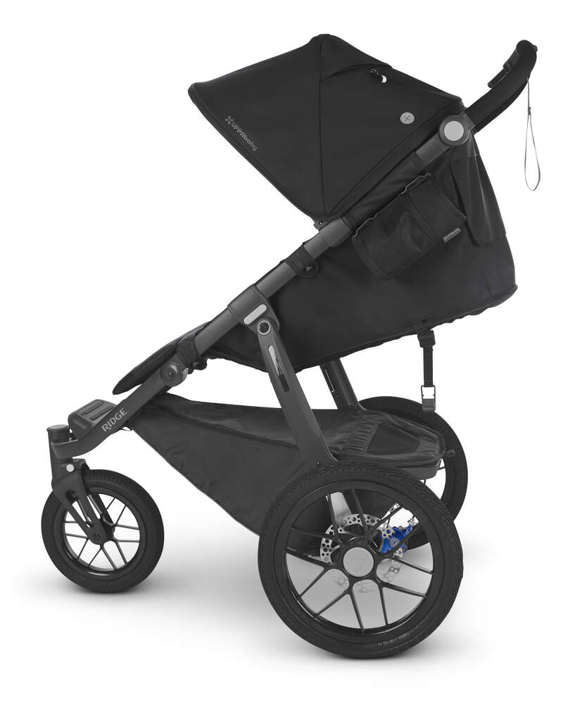 Pack Poussette 3 roues Ridge avec nacelle et adaptateurs Uppababy cote