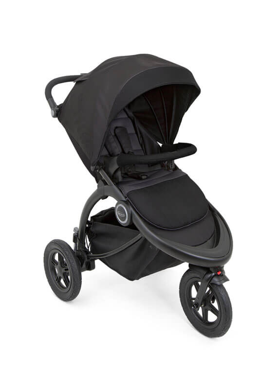 Poussette 3 roues TrailRider Black Graco - Bambinou