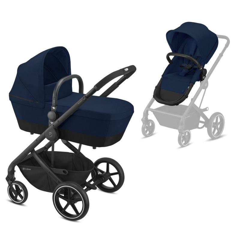 Poussette Balios S 2 En 1 Blk Cybex Bambinou Poussette Balios S 2 En 1 Blk Cybex Bambinou