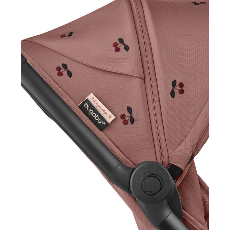 Poussette Butterfly 2 Bugaboo x Konges SlØjd Dusty Pink BUGABOO zoom côté capote