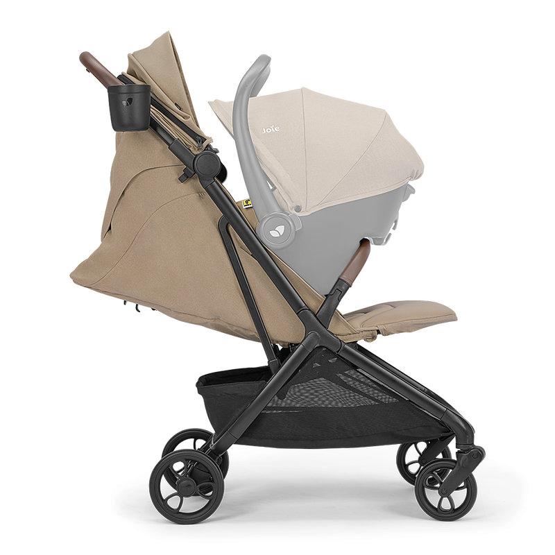 Poussette cabine légère Porto JOIE profil avec siège
