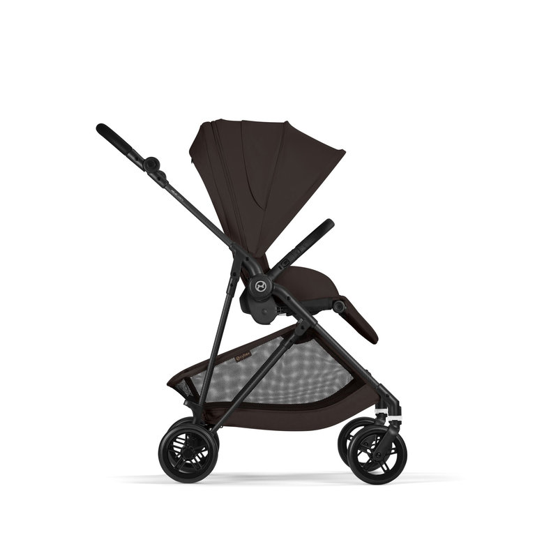 Poussette Citadine Melio Carbon 2026 Chocolate Brown Cybex côté face monde