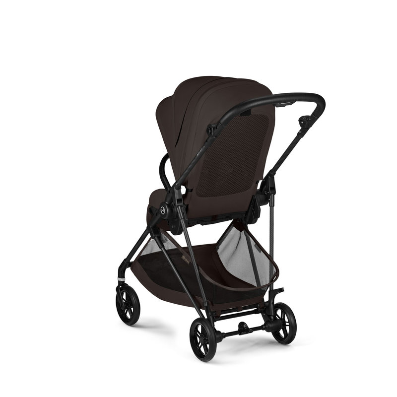 Poussette Citadine Melio Carbon 2026 Chocolate Brown Cybex profil arrière