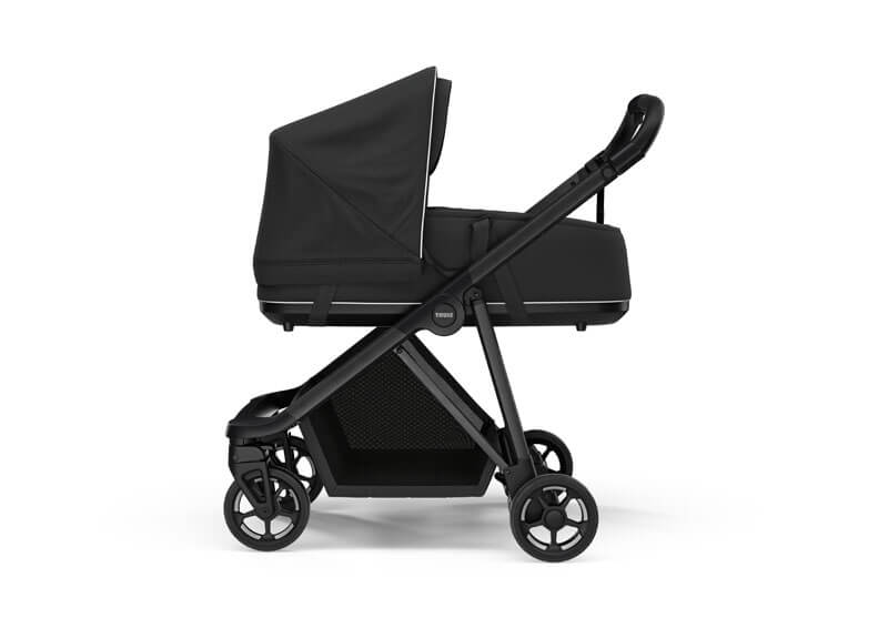 Poussette Sleek avec nacelle Aluminium/Gray Melange Thule