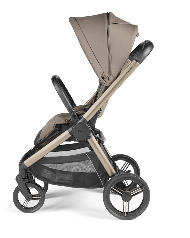 Poussette City Loop Pro Pine Bark Peg Perego côté guidon bas