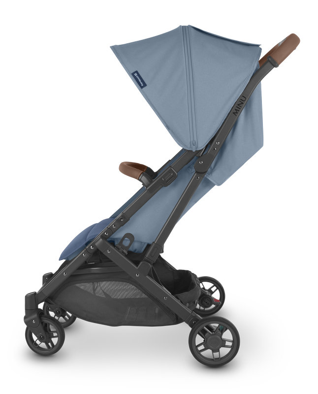 Poussette compacte Minu V2 Charlotte Blue Uppababy profil 