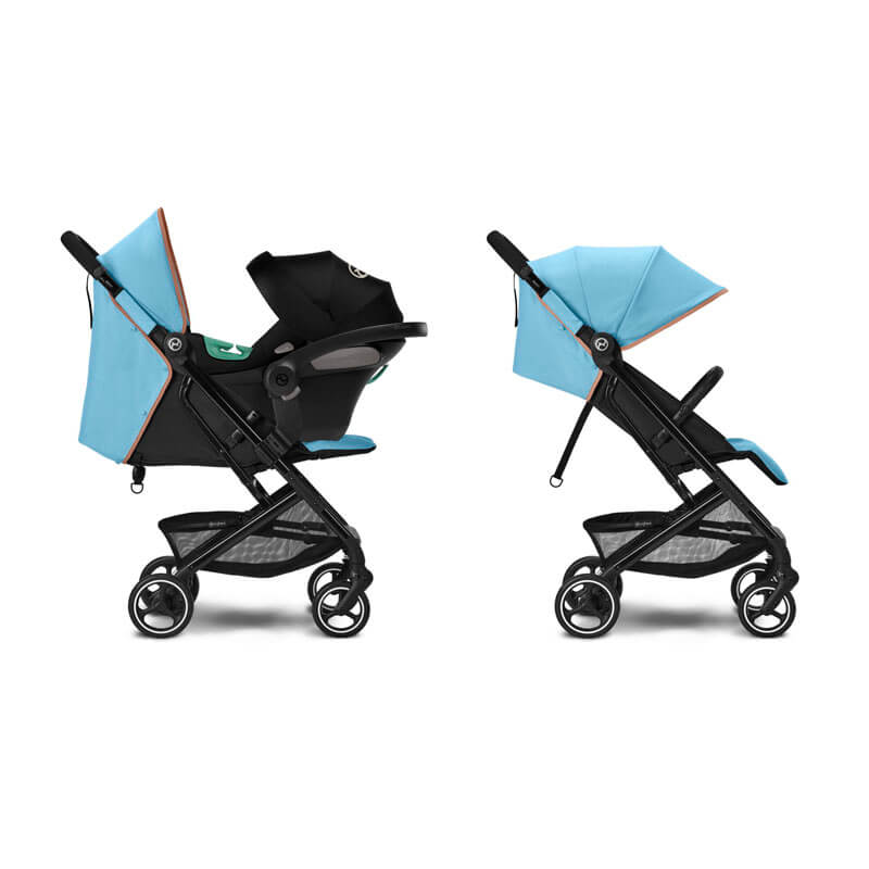 Poussette compacte Beezy 2023 Beach Blue Cybex travel system