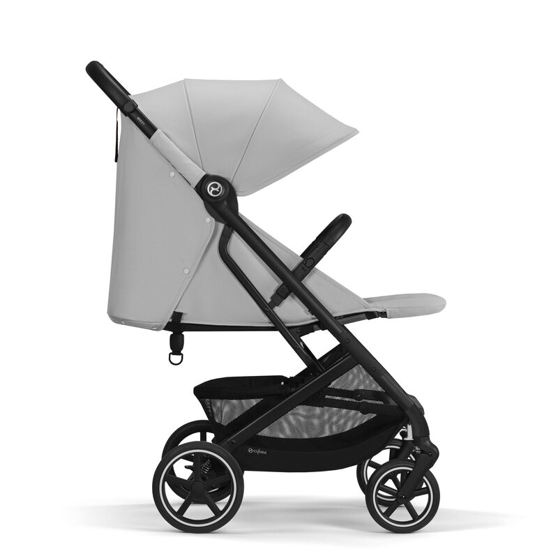 Poussette compacte Beezy BLK Fog Grey / Light Grey Cybex allonge
