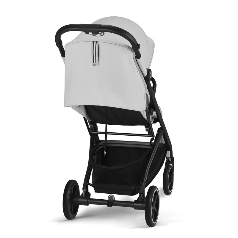 Poussette compacte Beezy BLK Fog Grey / Light Grey Cybex arriere
