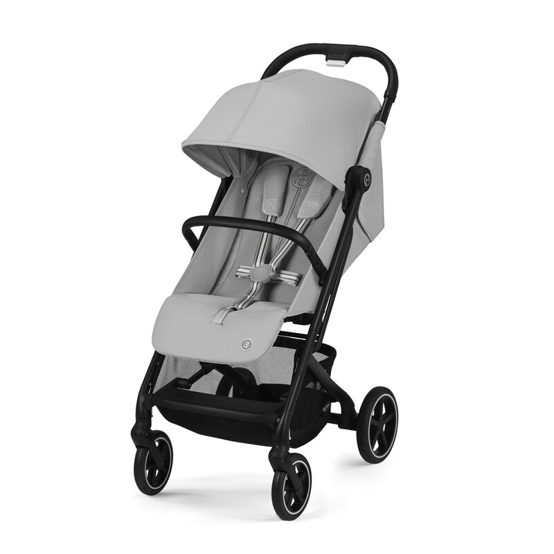 Poussette compacte Beezy BLK Fog Grey / Light Grey Cybex produit face