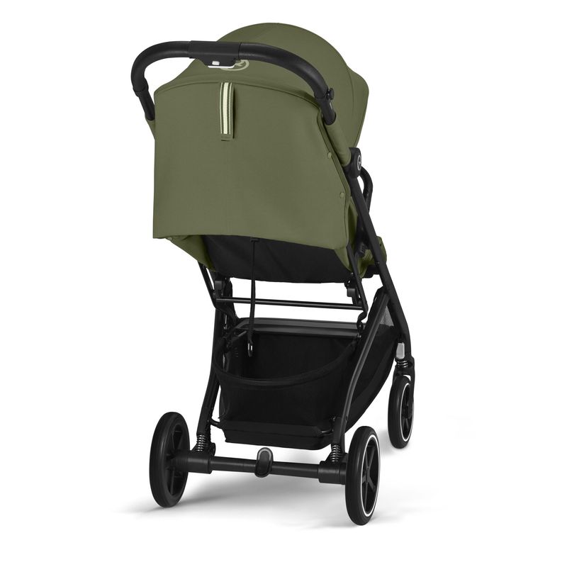 Poussette compacte Beezy BLK Moss Green / Khaki Cybex produit face