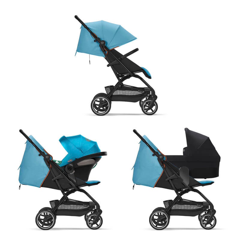 Poussette compacte Eezy S+ 2 2022 Beach Blue Cybex travel system