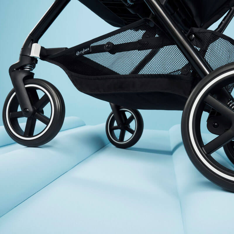 Poussette compacte Eezy S+ 2 2022 Beach Blue Cybex panier