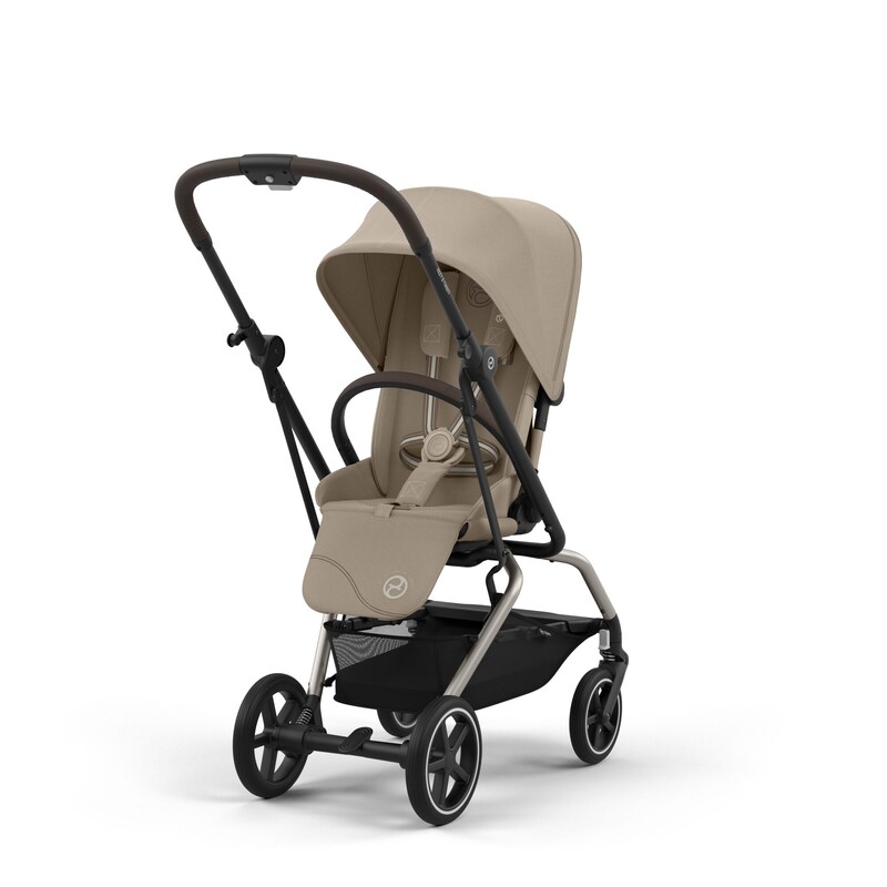 Poussette compacte Eezy S Twist+ 2 TPE Almond Beige / Beige Cybex produti face