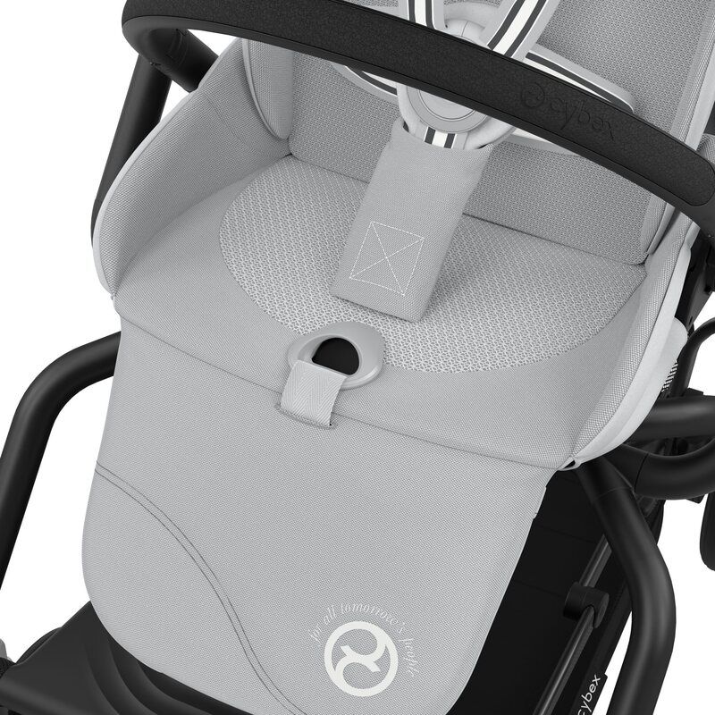 Poussette compacte Eezy S Twist+ 2 BLK Fog Grey / Light Grey Cybex assise
