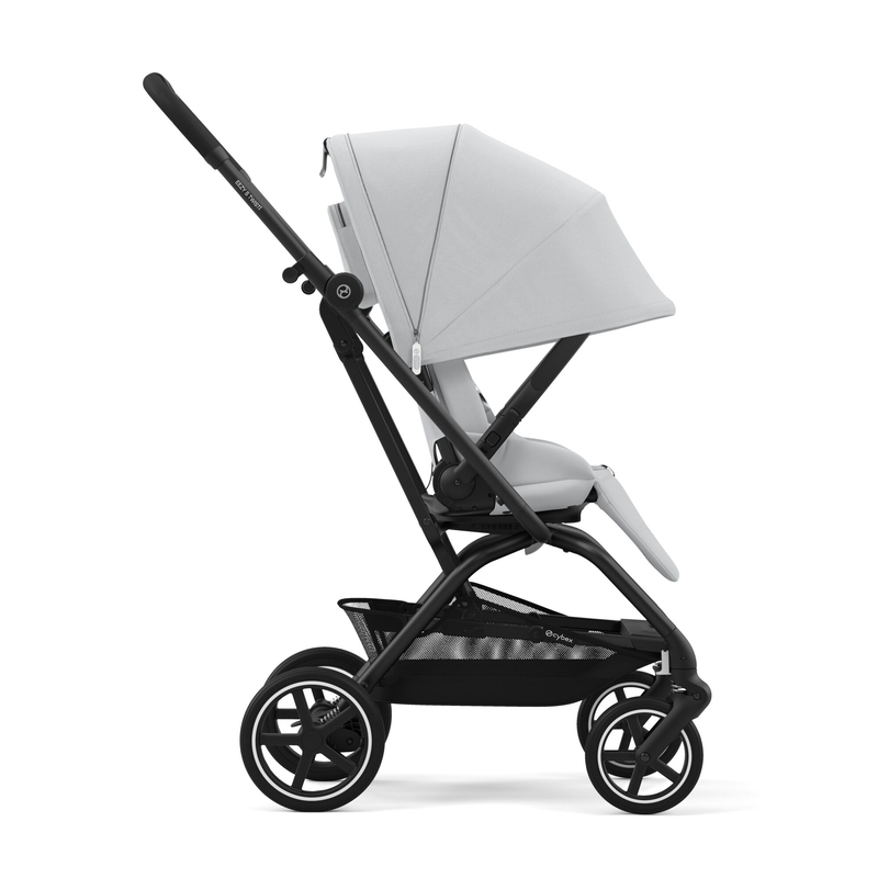 Poussette compacte Eezy S Twist+ 2 BLK Fog Grey / Light Grey Cybex vue de côté