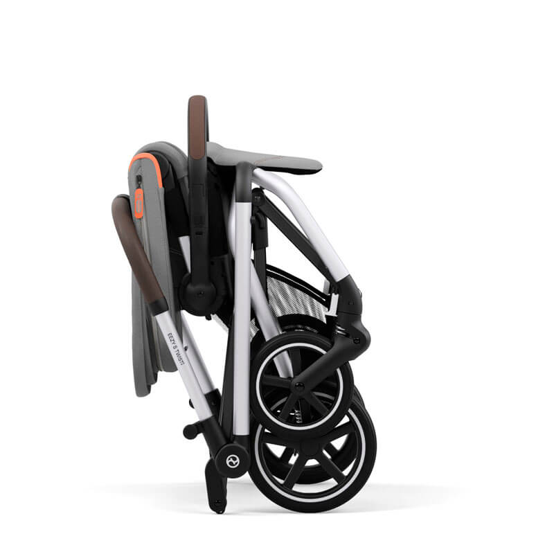 Pack poussette Eezy S Twist+ 2, siège-auto Cloud Z et adaptateurs Cybex pliage