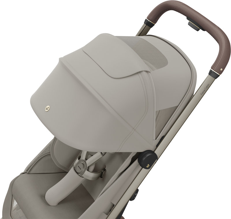 Poussette ultra-compacte Fame Cabin Sapphire Sand Maxi Cosi dessus