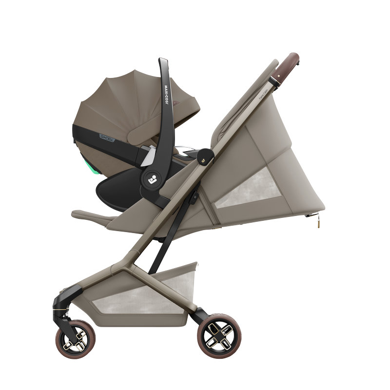 Poussette ultra-compacte Fame Cabin Sapphire Sand Maxi Cosi profil 3
