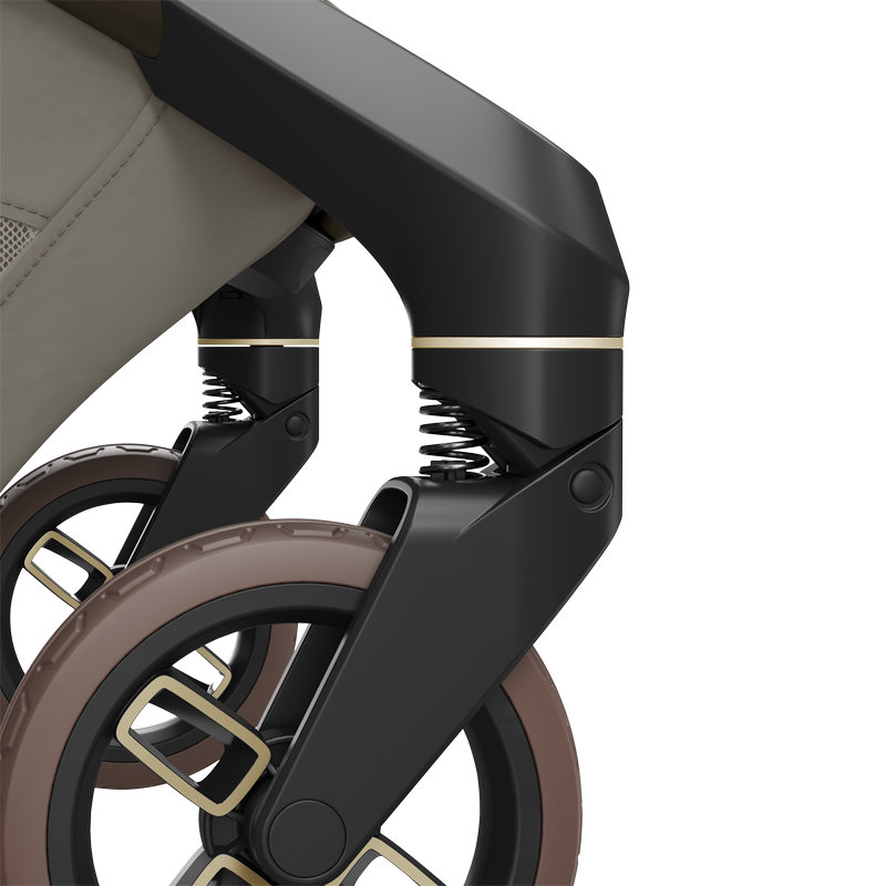 Poussette ultra-compacte Fame Cabin Sapphire Sand Maxi Cosi zoom roues 