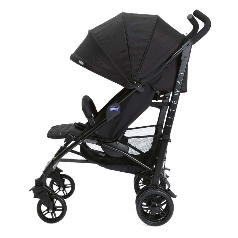 Poussette compacte Liteway 4 Jet Black Chicco profil