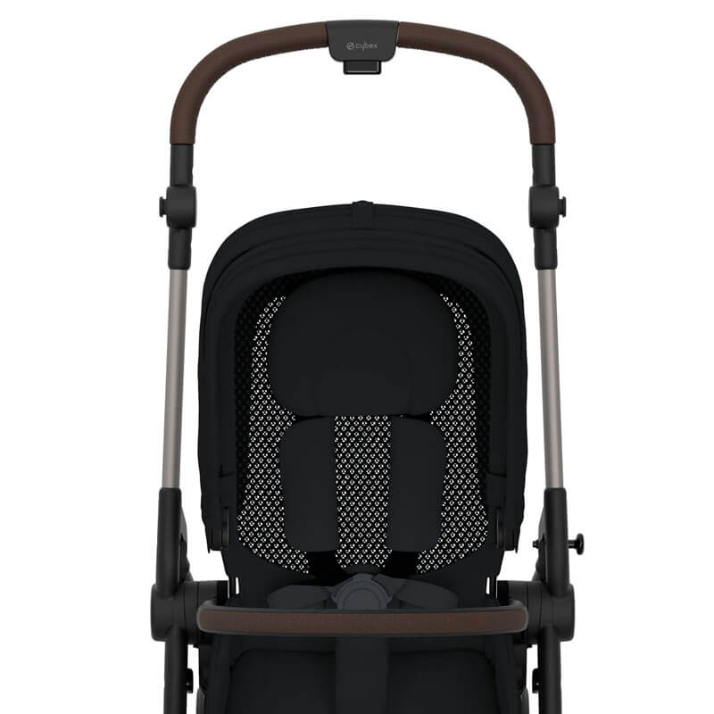 Poussette compacte Melio 3 Bronze Cybex capote