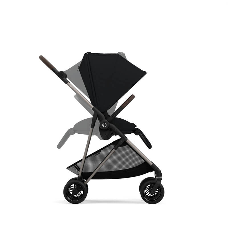 Poussette compacte Melio 3 Bronze Cybex réversible