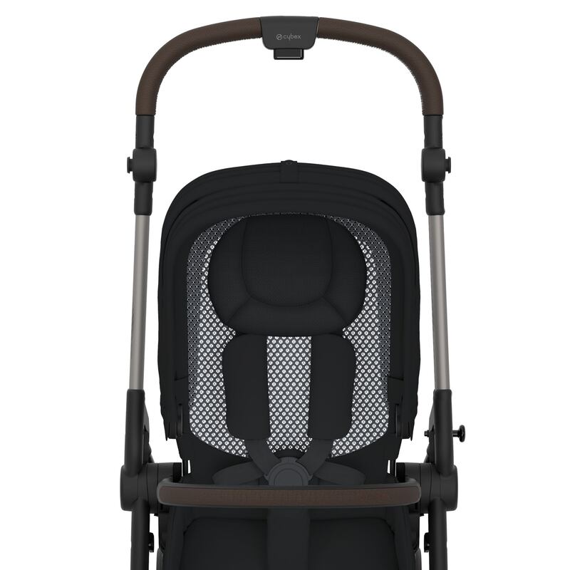Pack duo Poussette compacte Melio 4 + Nacelle Cybex filet assise