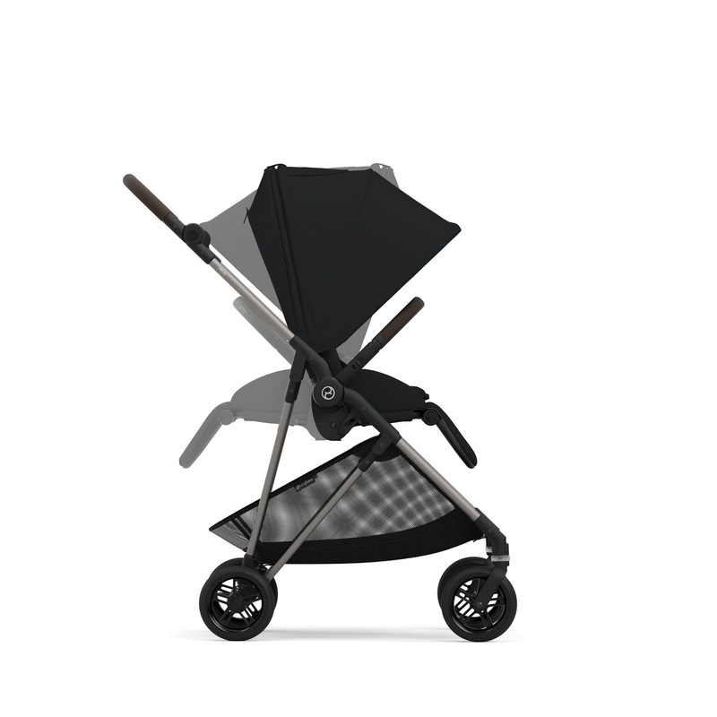 Pack duo Poussette compacte Melio 4 + Nacelle Cybex poussette orientation