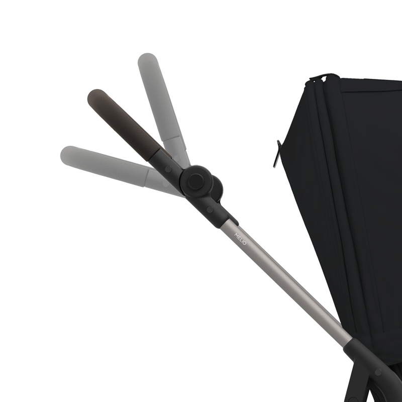Pack duo Poussette compacte Melio 4 + Nacelle Cybex guidon