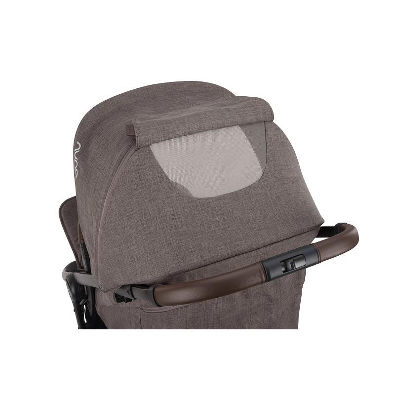 Poussette compacte TRVL urbn NUNA fenêtre du canopy