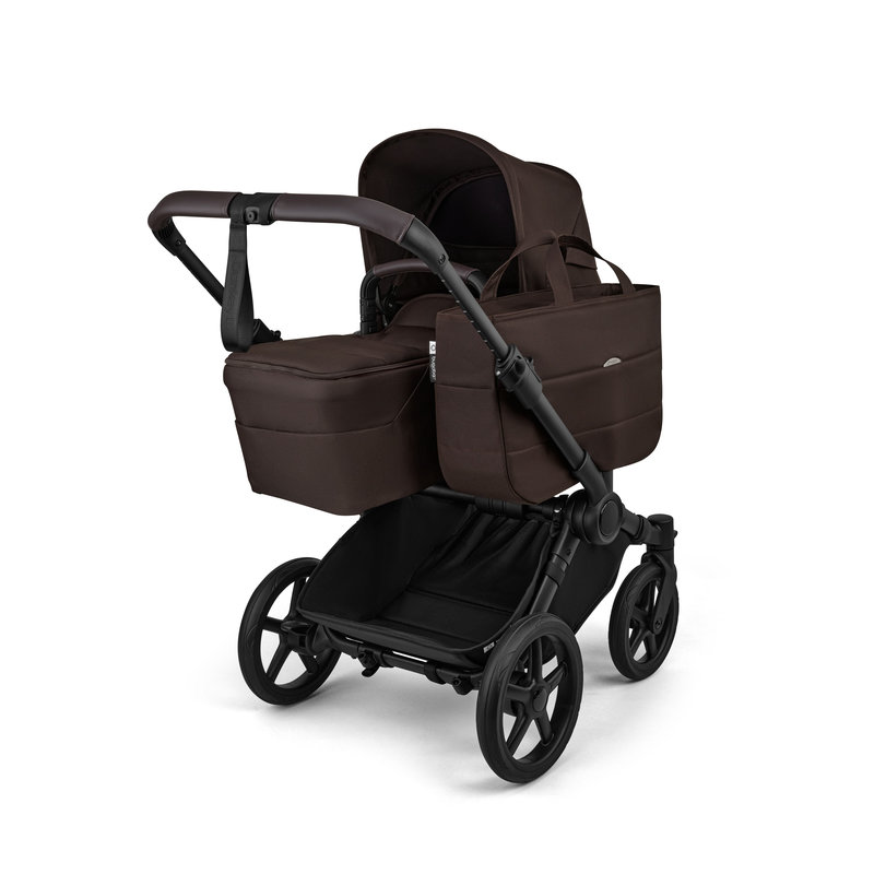 Poussette Donkey 6 Mono complète Cocoa Brown Bugaboo nacelle profil