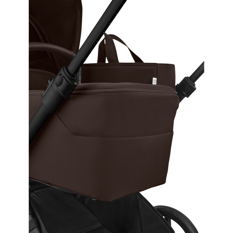 Poussette Donkey 6 Mono complète Cocoa Brown Bugaboo zoom nacelle haut