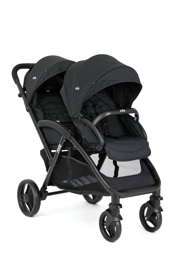 AUCHAN BABY Poussette duo anthracite TS D10 pas cher 