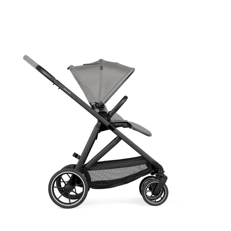Poussette double Grow N Care Dark Grey Hauck avec assise de côté